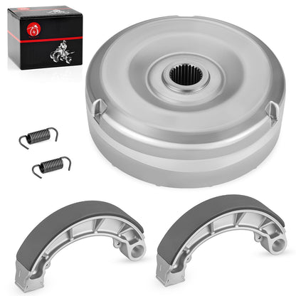 Rear Brake Drum Hub & Shoes Kit for Honda Foreman 450 TRX450FE/FM/S/ES (1998–2004)
