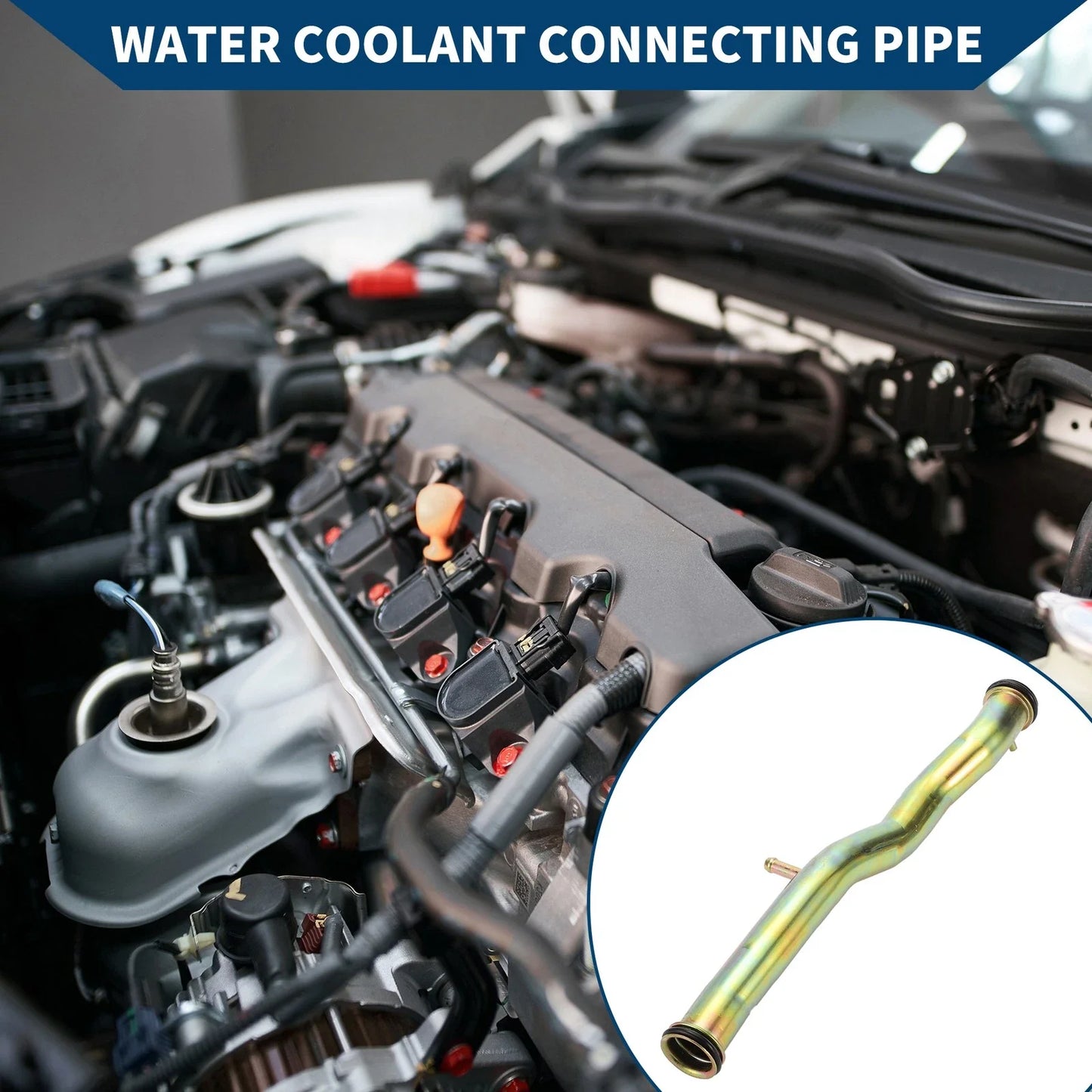 Water Coolant Connecting Pipe for Honda Civic 1.6L (1996-2000) 1 x Pc
