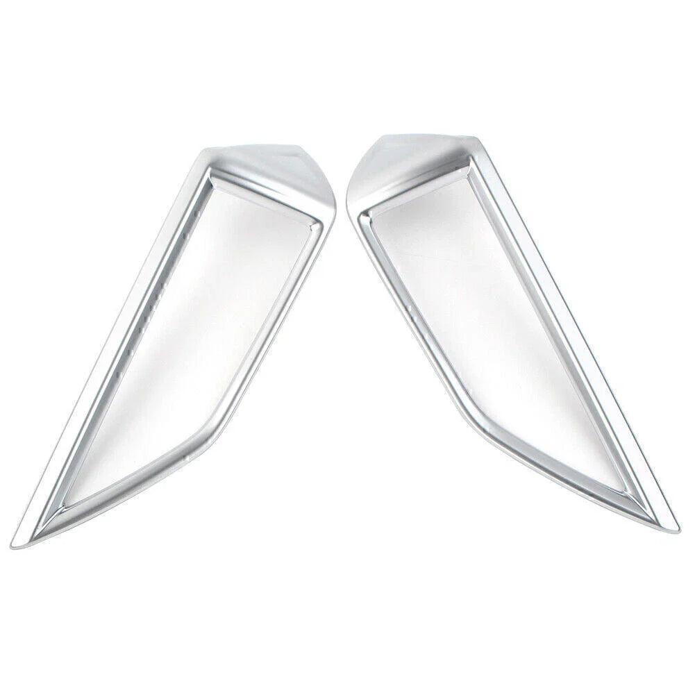 Matte Silver Front Middle Air Vent Covers for Subaru Forester (2019-2022)