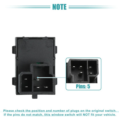 Power Window Switch for Dodge Ram 1500, Jeep Cherokee (2002-2008)