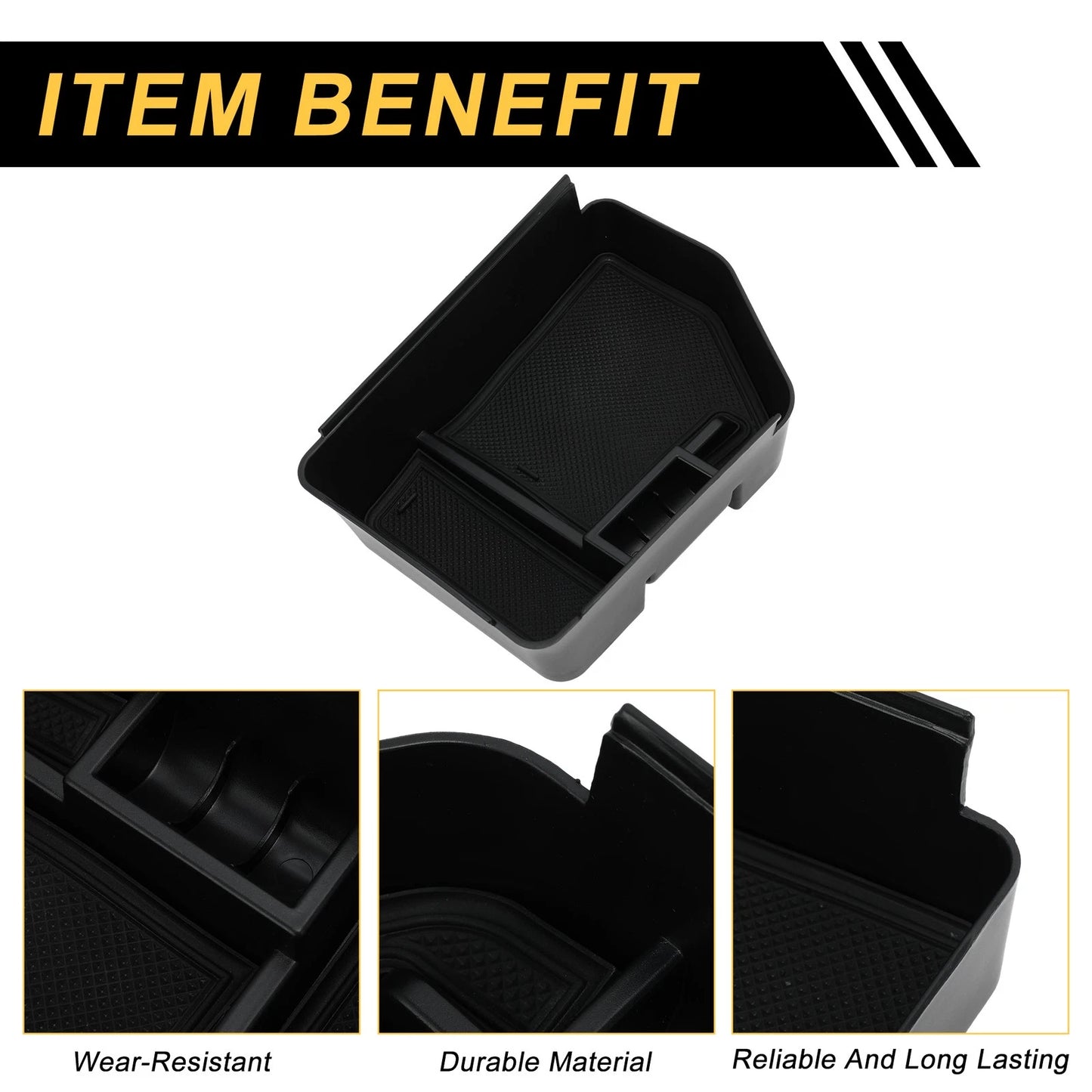 Center Console Armrest Organizer Tray for Kia EV6/GT/GT Line (2021–2025)