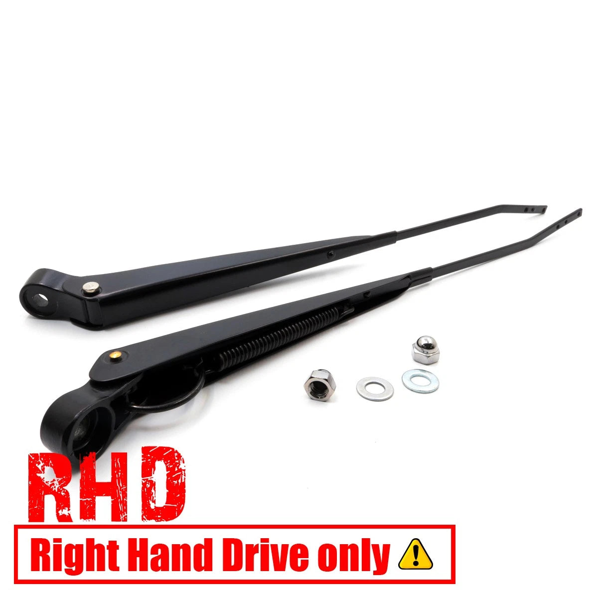 Set of 2 Black Windshield Wiper Arms for Toyota Corolla KE30 KE35 (1974–1981)