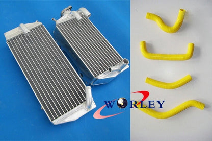 Aluminum Radiator with Hoses Kit for Suzuki RMZ450 (2005) - Yellow