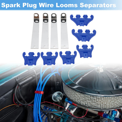 Spark Plug Separators Looms for Chevy Ford 7/8/9mm