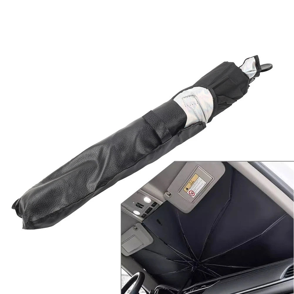Universal Car Umbrella Windshield Sunshade Heat Cover for All Vehicles