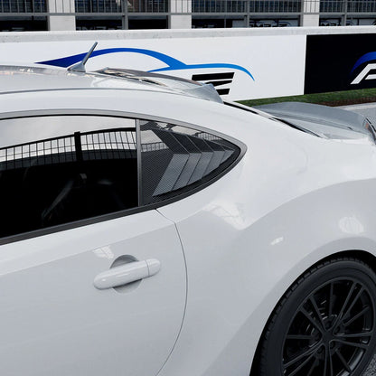 Rear Vent Window Louvers Cover Trim for Subaru BRZ (2013-2020)