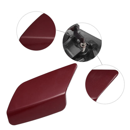 Front Left Bumper Headlight Washer Nozzle Cover Cap for BMW E92 E93 Dark Red
