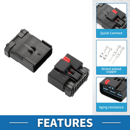 14 Pin Door Window Lift Switch Connector Plug for Jeep