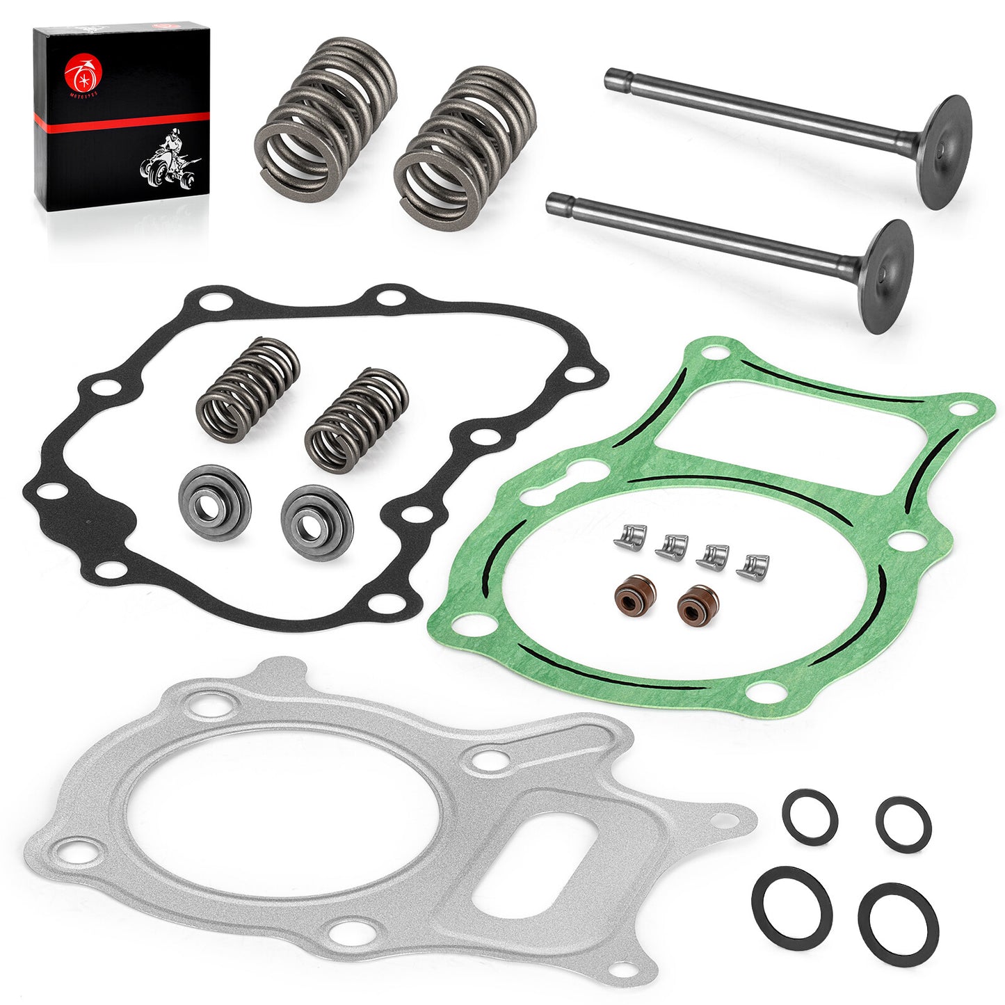 Intake Exhaust Valve Seal Spring Kit for Honda Recon 250 TRX250 (2002–2023)