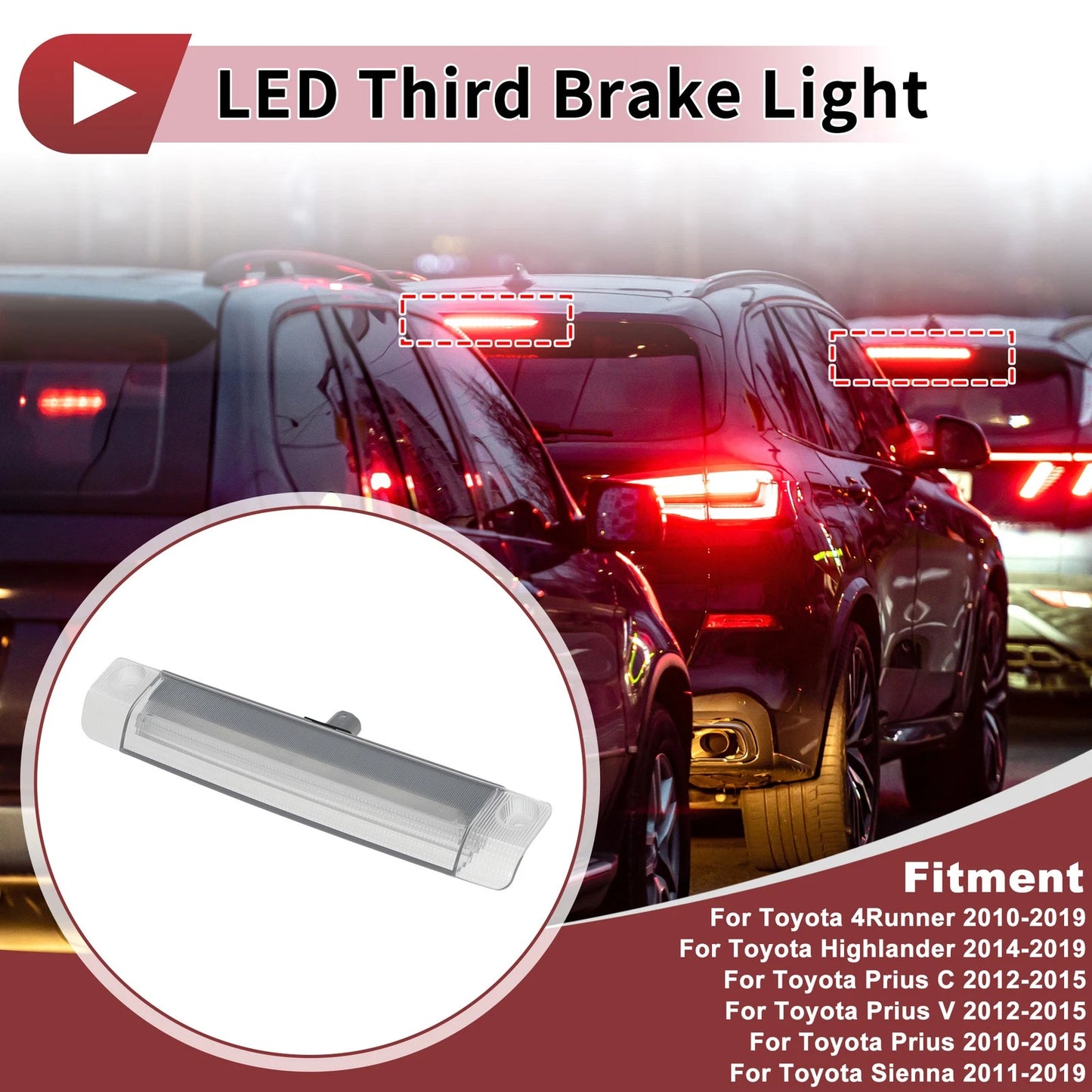 LED Third Brake Light for Toyota 4Runner Highlander (923-288)