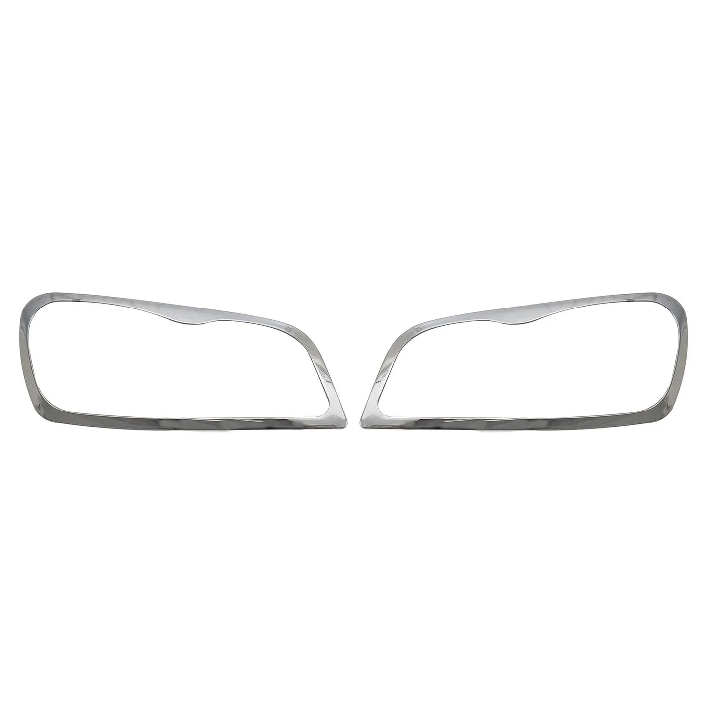2 x Chrome Exterior Head Light Lamp Cover Trim Decor for Toyota RAV4 (1996–2000)