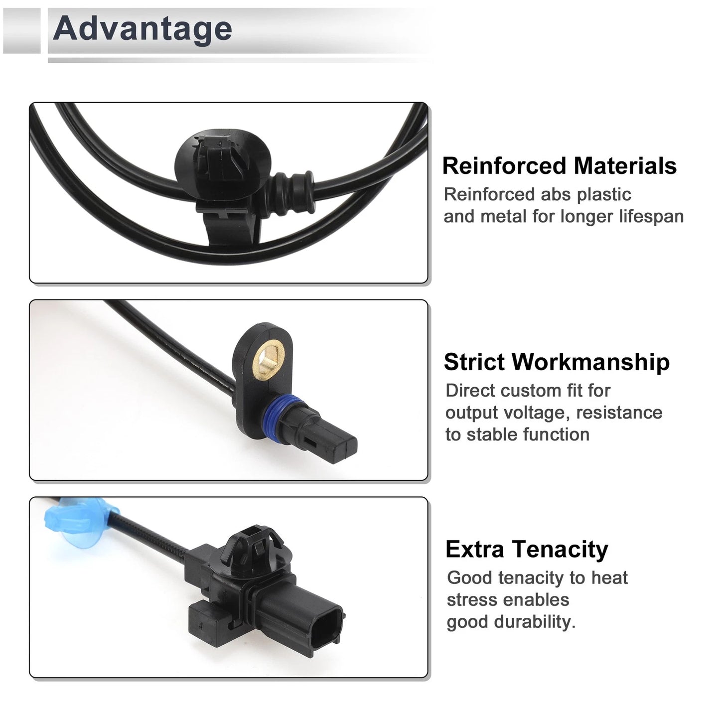 ABS Wheel Speed Sensor No. 57470TR3A02 for Honda Civic