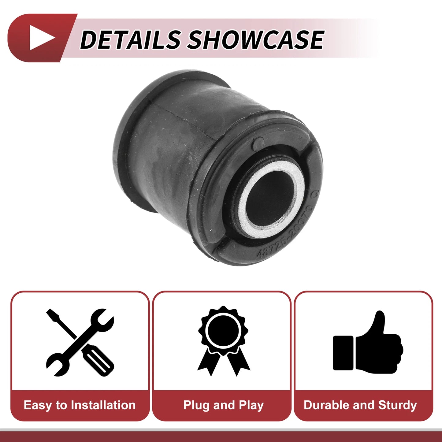 Rear Control Arm Suspension Bushing No. 4872512200 for Lexus ES (2012–2018)