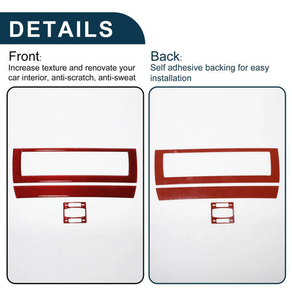 Air Vent Outlet Frame Covers Sticker for BMW 6 Series E63 E64 (2003-2010)