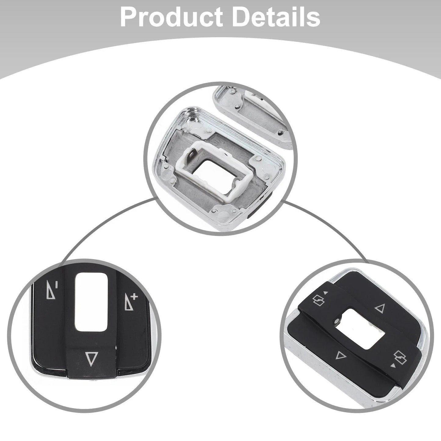 Steering Wheel Volume Switch Button Trim Cover for Passat B7 (2010–2015)