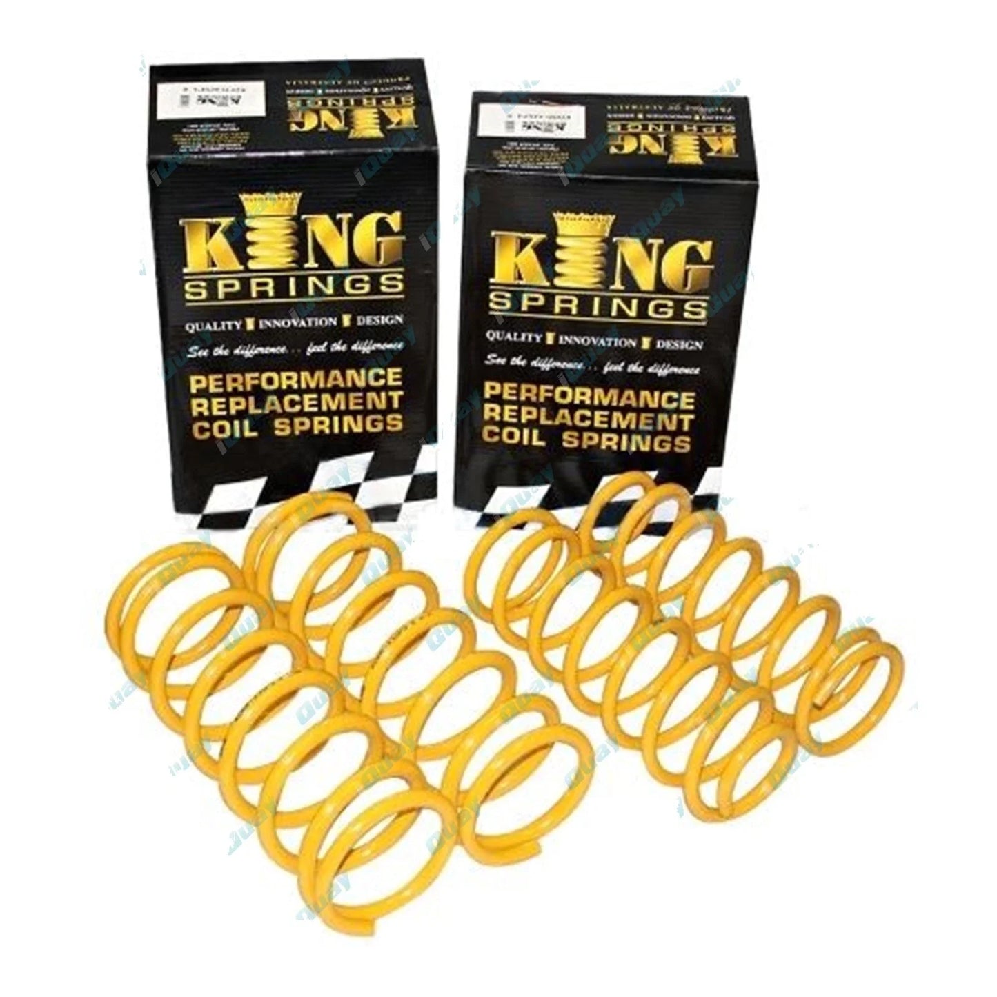 King Springs Coil Kit Front + Rear - H/Duty for Landcruiser 80 Series 9/91~98