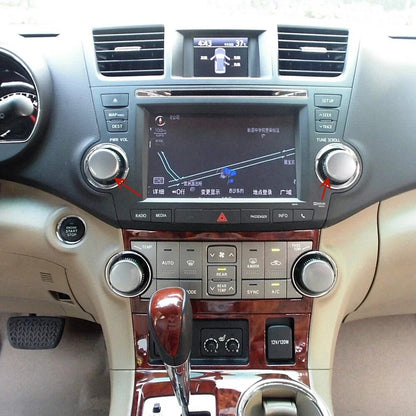 Right Center Console Volume Knob Switch for Toyota Highlander (2009–2013)