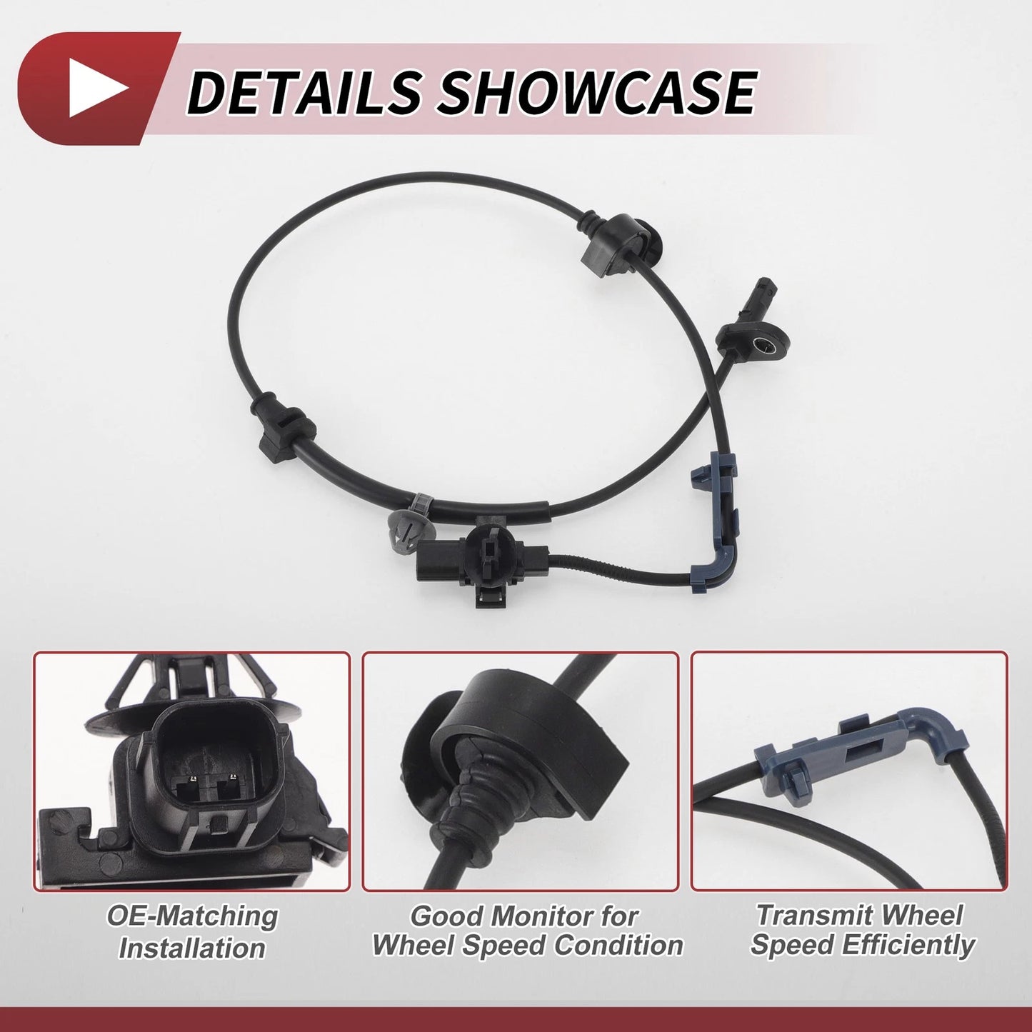 ABS Wheel Speed Sensor No. 57455SWA003 for Honda CR-V (2007–2011) Front Left