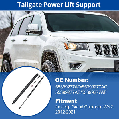 Set of 2 Rear Tailgate Power Lift Supports for Jeep Grand Cherokee (2011–2012)