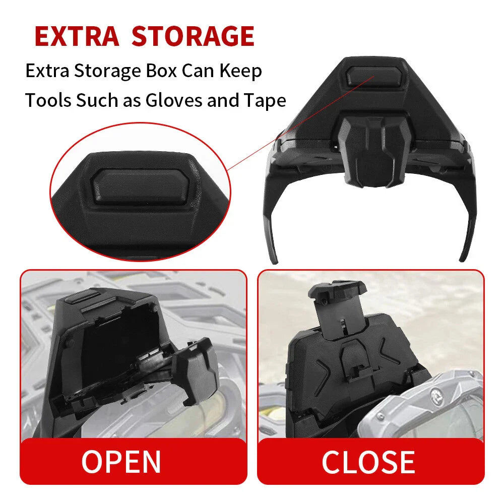Electronic Device Holder & Storage Box for Can-Am Outlander Max 850 800R 650