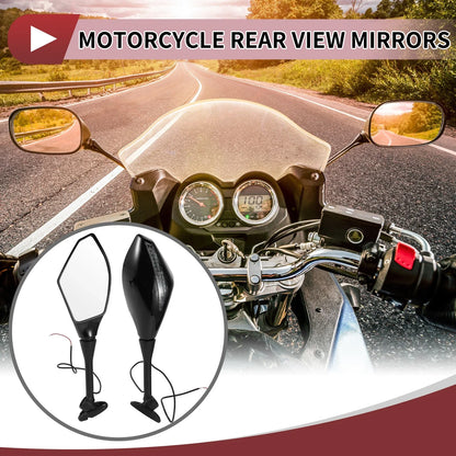 Set of 2 Motorcycle Rear View Mirrors for Honda CBR600RR (2003-2014)