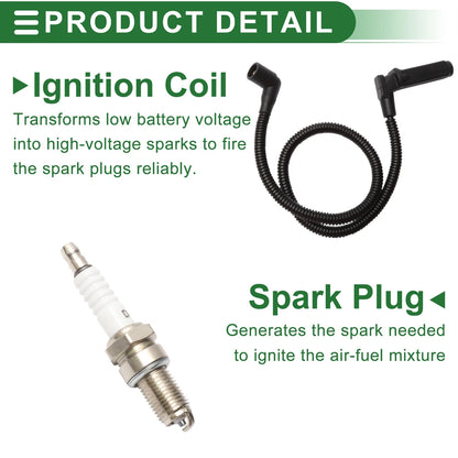 Set of 2 Ignition Coils for Polaris RZR 4 800 EFI (2010) No. 3021671/4011365/4012439