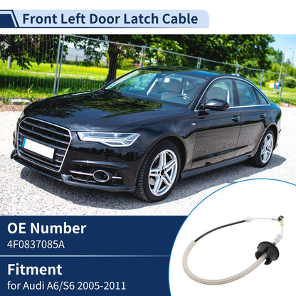 Door Latch Cable No.4F0837085A for Audi A6/S6 (2005–2011) Front Left