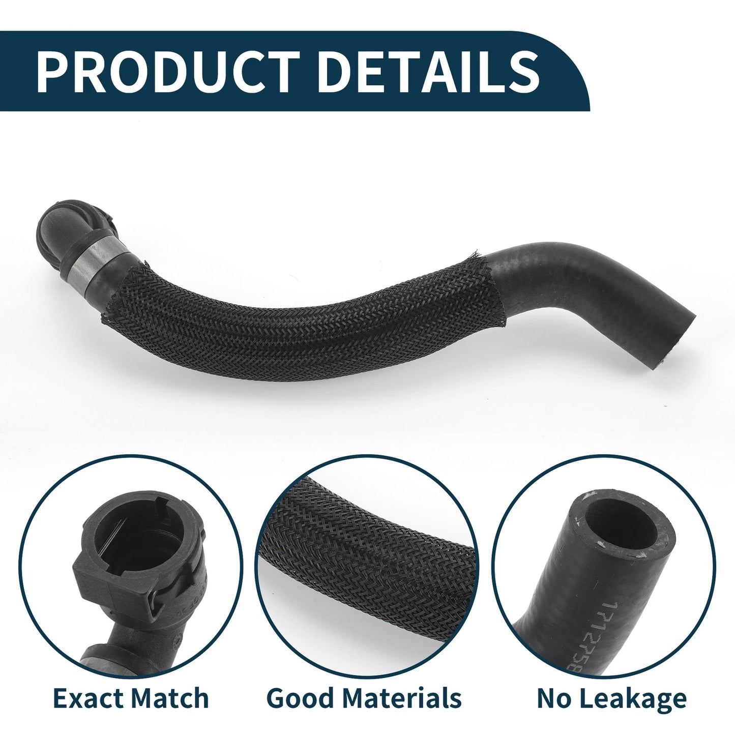 Radiator Hose No.17127584405 for BMW 550i (2010–2012)