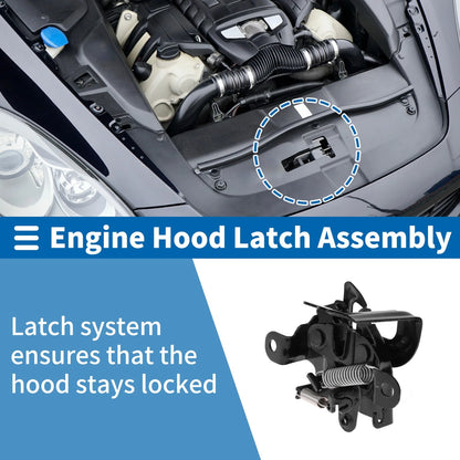 Hood Latch Assembly for Toyota Yaris Sedan (2007–2012) No. 5351052360