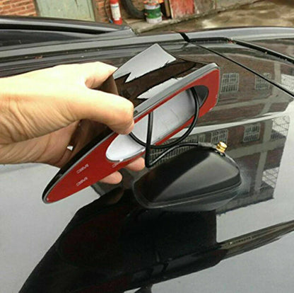 Black Universal Auto Car Roof Shark Fin Style AM/FM Antenna