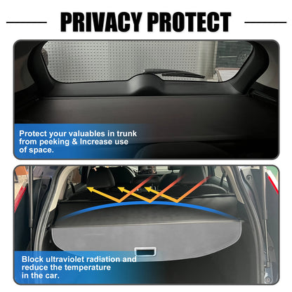 Retractable Cargo Cover for Nissan Rogue (2021–2024)