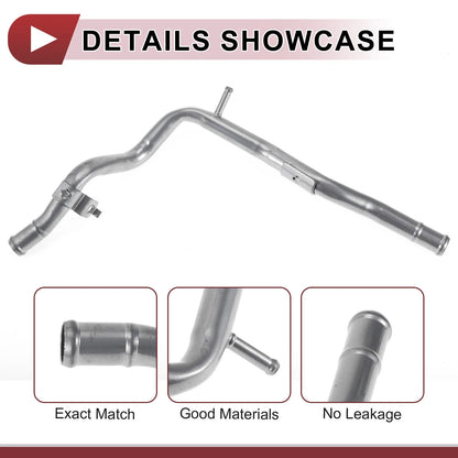 Heater Hose for Kia Forte Forte5 (2014–2018) No. 254572E000 Metal Silver Tone