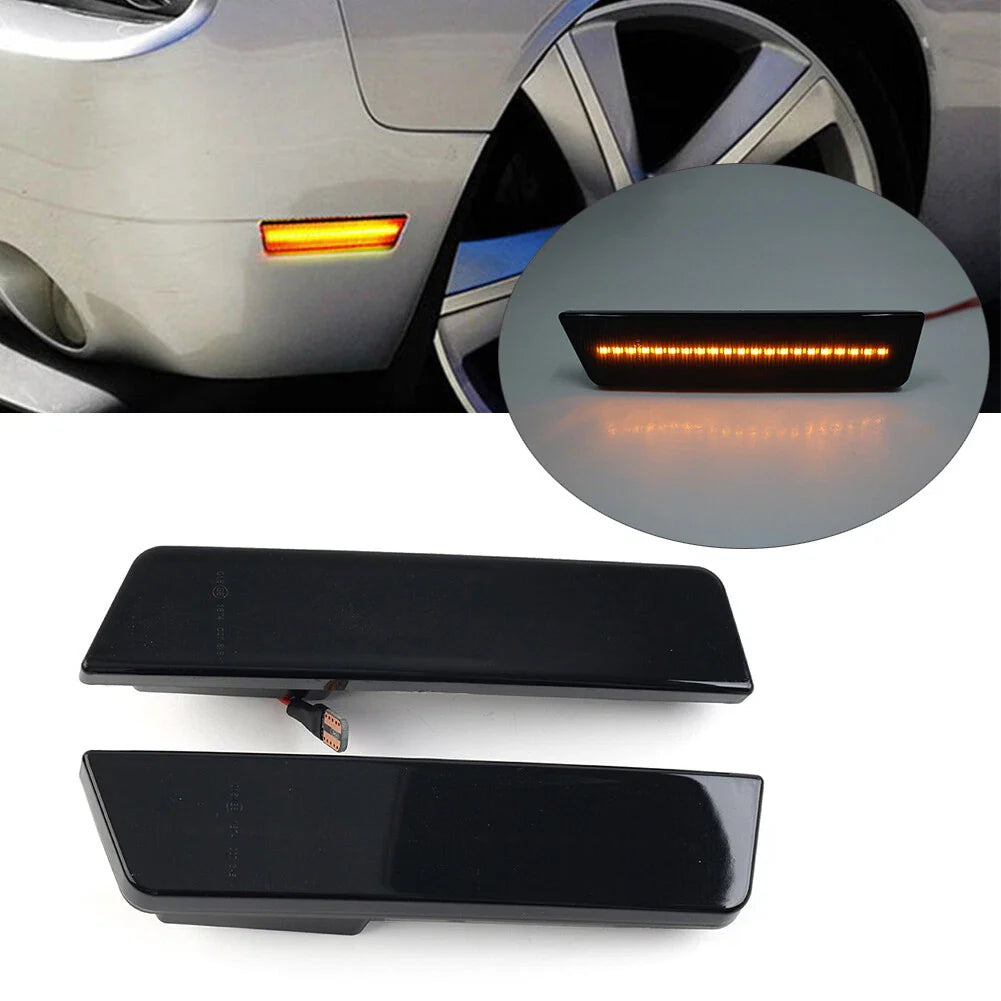 LED Front Side Marker Lights for Dodge Challenger, Charger (2008-2014)