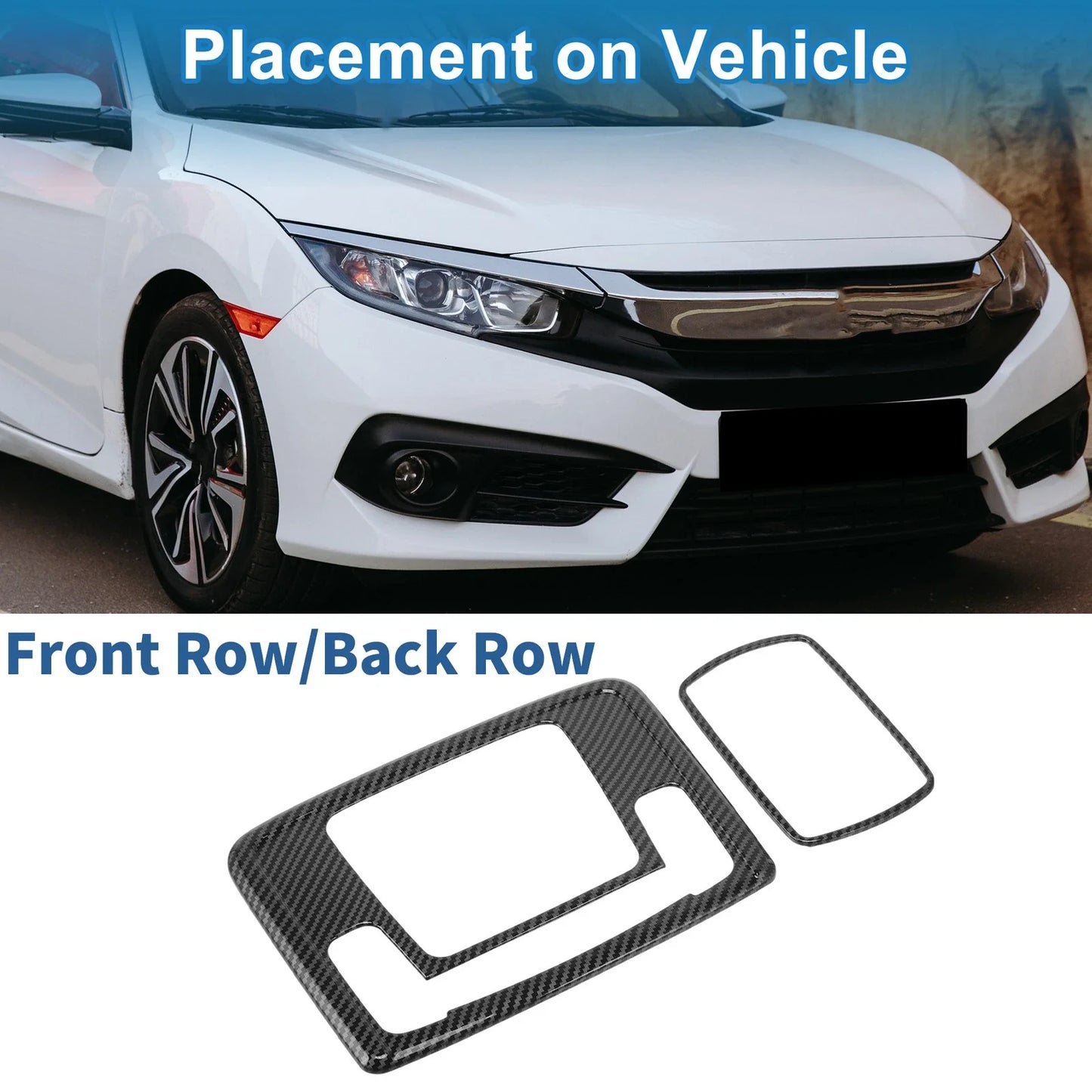 Car Headlight Trim Bezel for Honda Civic 11th Gen (2023-2024)