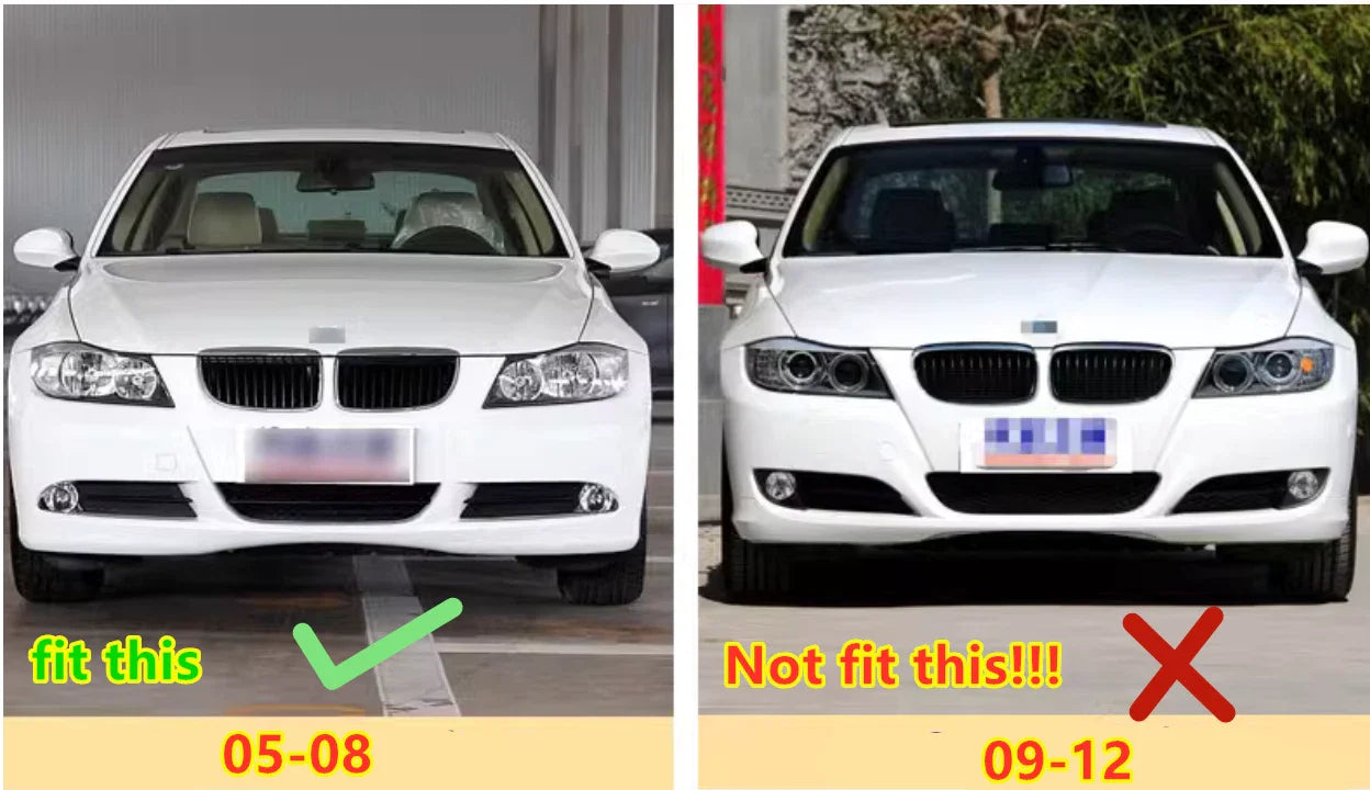 Bumper Headlight Washer Nozzle Cover for BMW 320-330 E90/E91 (2005-2008)