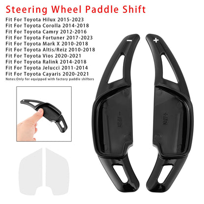 Shift Paddles for Toyota Corolla, Camry (2014–2021) - Black