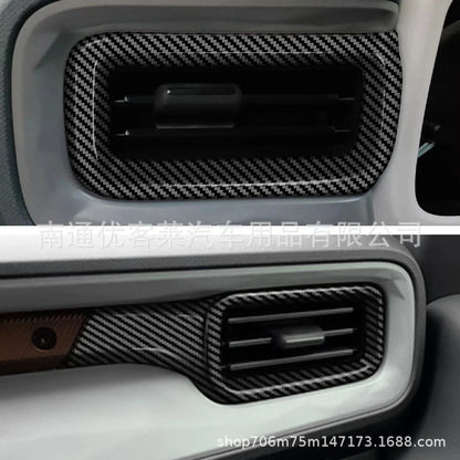 2 x Center Console Air Vent Outlet Trim Cover for Ford Maverick (2022–2023)