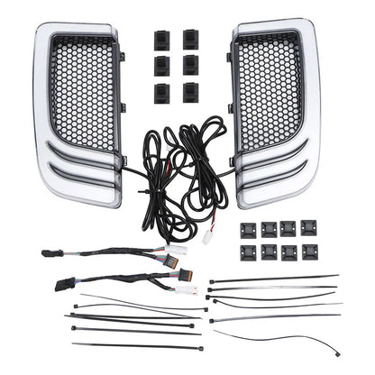 LED Fairing Lower Grills with Turn Signal Lights for Harley Road Glide (2014-2024)