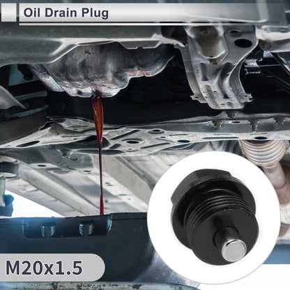 Set of 1 M20x1.5 Engine Oil Drain Plug with Gasket for Car Motorcycle Boat