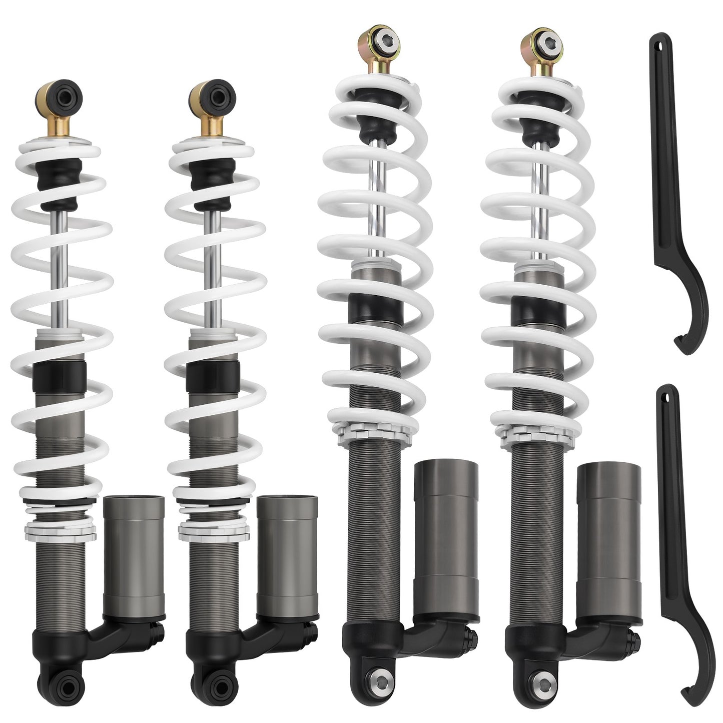 Front and Rear Shocks for Polaris RZR S 800 EFI (2009–2012)