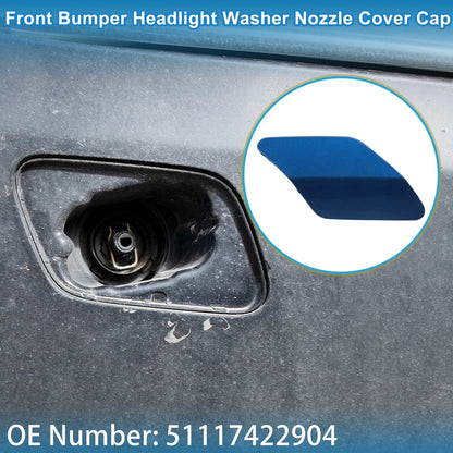 Washer Nozzle Cover Cap Front Right for BMW X6 Blue (2015-2019)