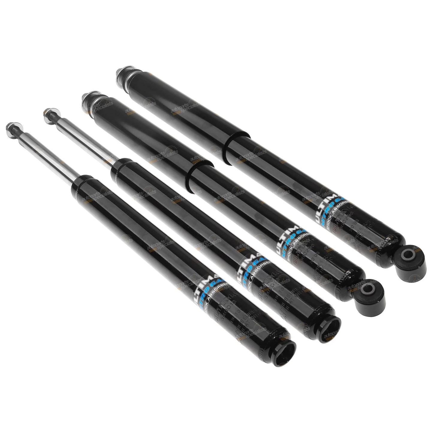 Set of 4 Strut Shock Absorbers for Commodore Sedan (1978–1994) Lowered