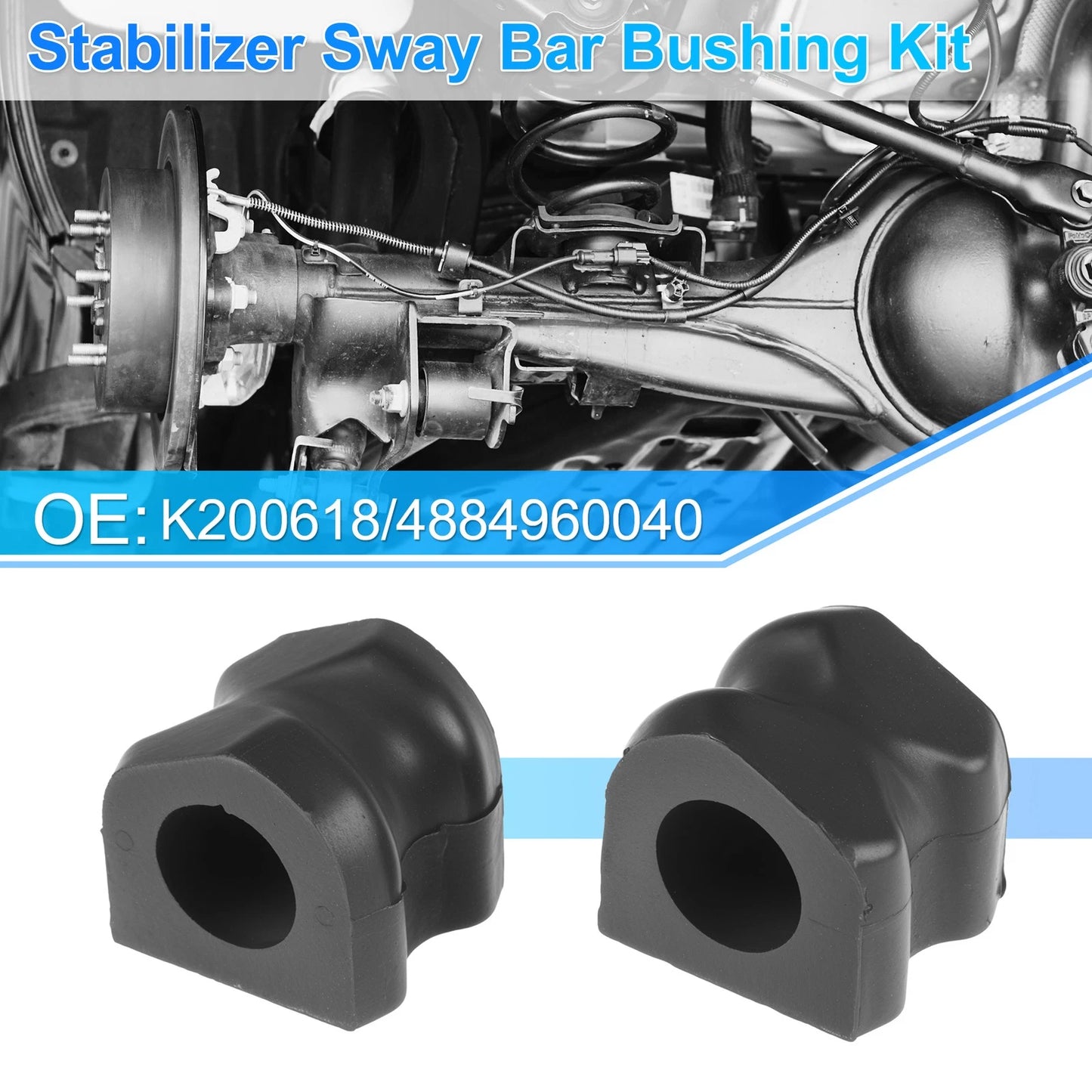 2X Stabilizer Sway Bar Bushing Kit for Lexus GX460 (2010–2023) K200618