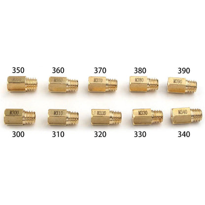 10x Hex Style Main Jets for Mikuni VM TM TMX Carburetor (300-390)