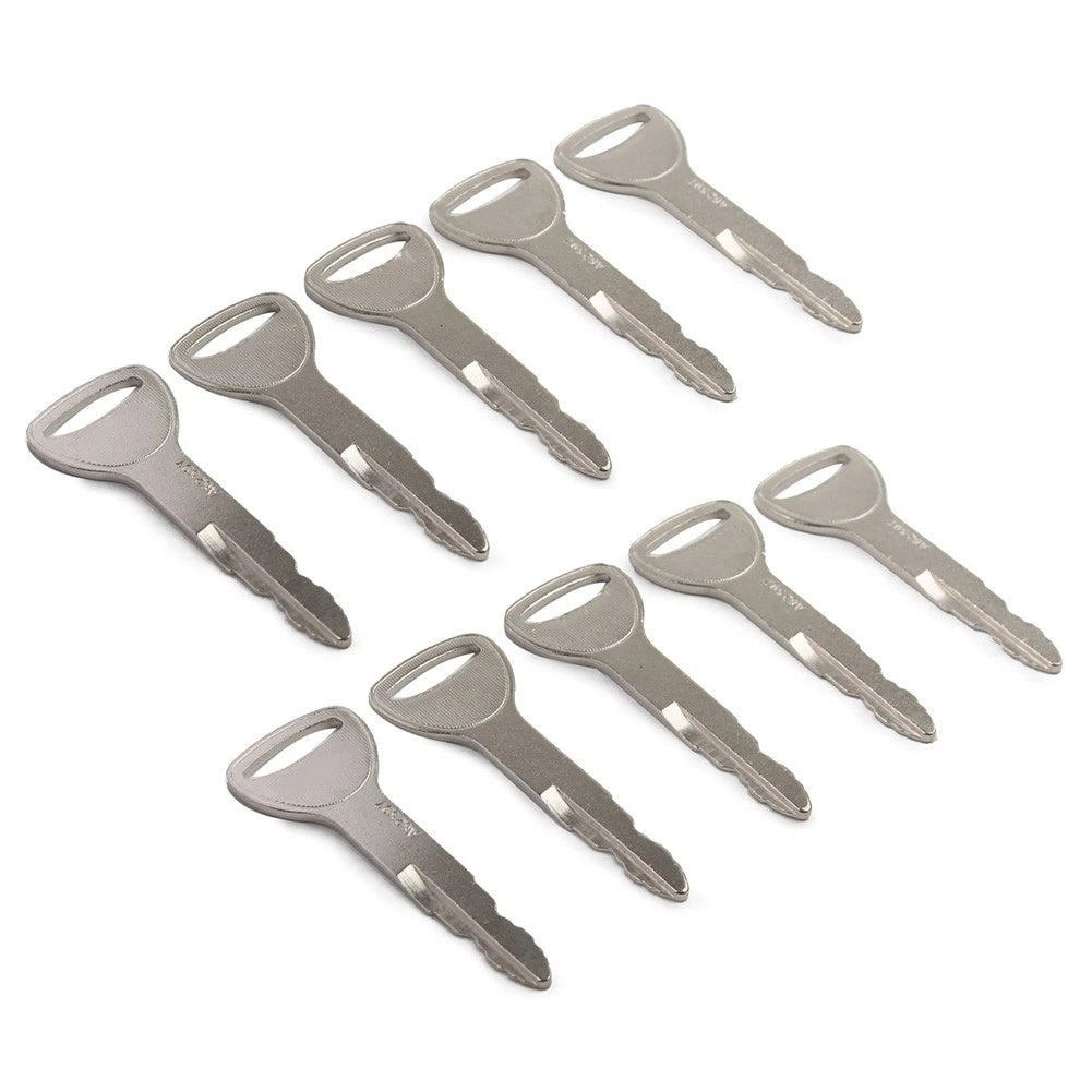 Set of 10 Ignition Keys for Toyota Forklift (57591-23330-71, 162597, A62597)