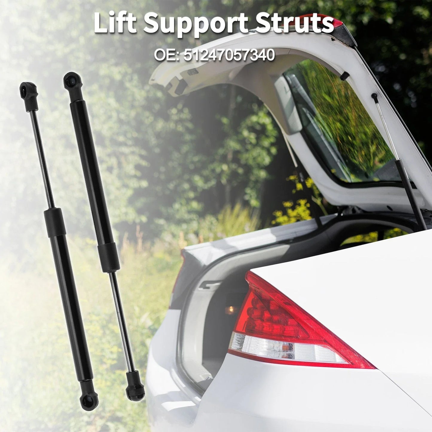 Rear Hatch Lift Supports Struts Gas Spring for BMW 645Ci