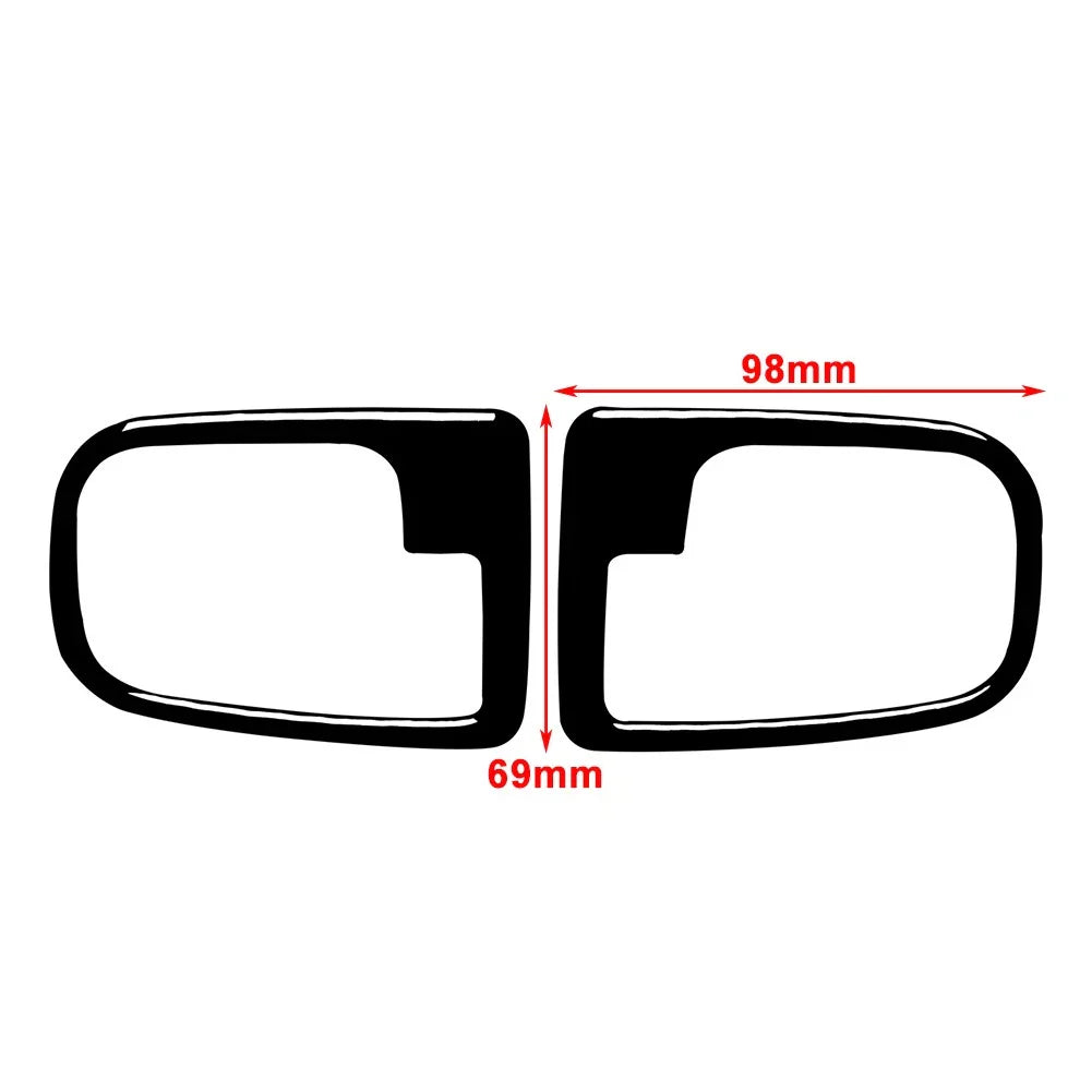 Piano Black Interior Door Handle Cover Trim for BMW 3 Series (1991-1999)