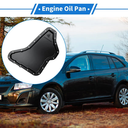 Engine Oil Pan for Chevrolet Impala 2000-2005 Steel Black 1 x Pc