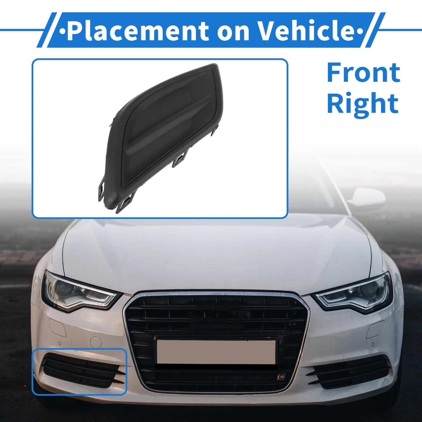 1 Pc Fog Light Grill for Chevrolet Sail (2015–2018) No.26264614