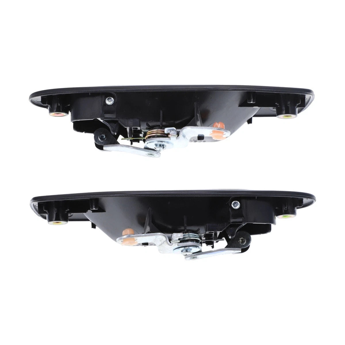 Set of 2 Black Door Handle Outer for Honda Civic (1991–1995)